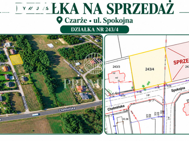 Działka Sprzedaż Czarże