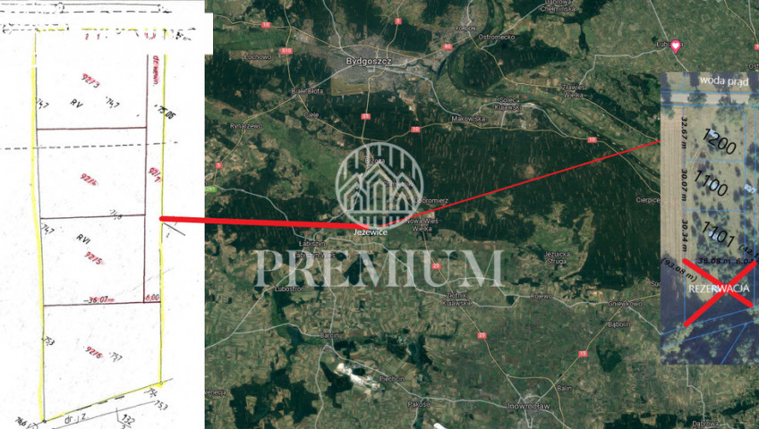 Działka Sprzedaż Jeżewice